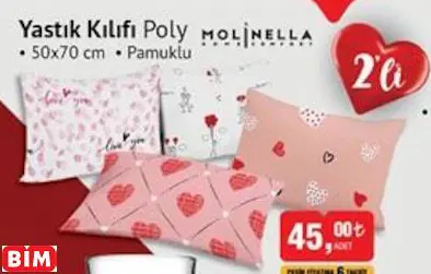 MOLİNELLA YASTIK KILIFI POLY MOLİNELLA YASTIK KILIFI POLY